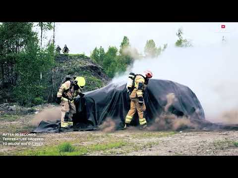 Lithium Ion Battery Fire Blanket Large 10x13 ft / 70.55 lbs